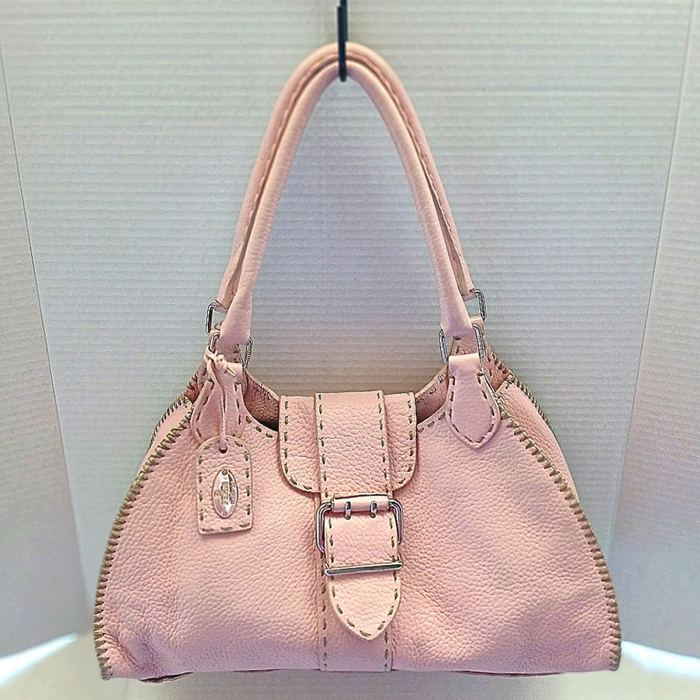 FENDI Selleria Leather Satchel